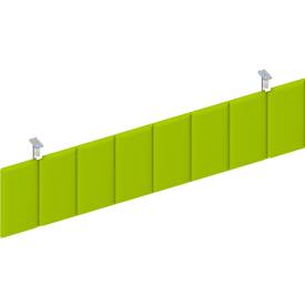 Sichtblende unten, grün, B 1600 mm