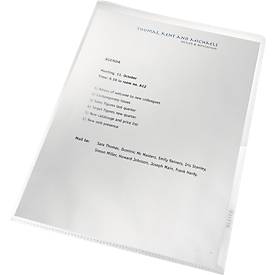 Sichthülle re:cycle, A4, 0,13 mm starke, recycelbare PP-Folie, 25 od. 100 Stück