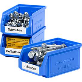 Sichtlagerkasten LF 211, Kunststoff, 0,9 l, blau