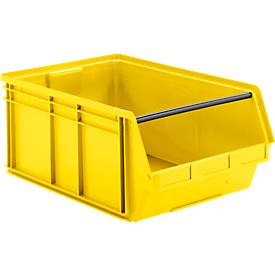 Sichtlagerkasten mit Tragestab SSI Schäfer LF 14/7, Polypropylen, L 715 x B 470 x H 300 mm, 74 l, div. Farben