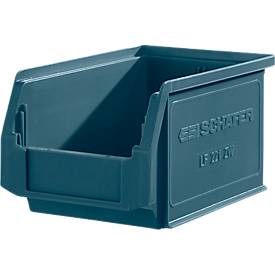 Sichtlagerkasten SSI Schäfer LF 221, Polypropylen, L 234 x B 150 x H 122 mm, 2,7 l, petrol
