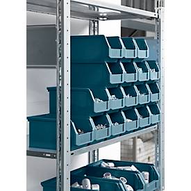 Sichtlagerkasten SSI Schäfer LF 221, Polypropylen, L 234 x B 150 x H 122 mm, 2,7 l, petrol