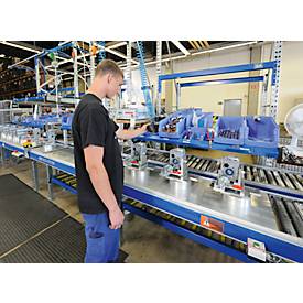 Sichtlagerkasten SSI Schäfer LF 321, Polypropylen, L 343 x B 209 x H 145 mm, 7,5 l, blau