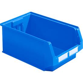 Sichtlagerkasten SSI Schäfer LF 532, Polypropylen, L 500 x B 312 x H 200 mm, 23,5 l, blau, 5 Stück 