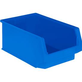 Sichtlagerkasten SSI Schäfer LF 532, Polypropylen, L 500 x B 312 x H 200 mm, 23,5 l, blau, 5 Stück 