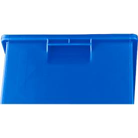 Sichtlagerkasten SSI Schäfer LF 532, Polypropylen, L 500 x B 312 x H 200 mm, 23,5 l, blau