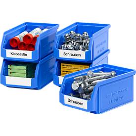 Sichtlagerkasten SSI Schäfer Serie PROFI LF 211, Kunststoff, 0,9 l, blau