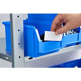 Sichtlagerkasten SSI Schäfer Serie PROFI LF 221, Polypropylen, L 234 x B 150 x H 122 mm, 2,7 l, blau