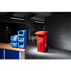 Sichtlagerkasten SSI Schäfer Serie PROFI LF 322, Kunststoff, 10,4 l, blau