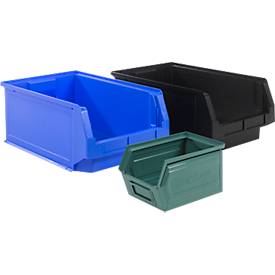 Sichtlagerkasten SSI Schäfer Serie PROFI LF 532, Polypropylen, L 500 x B 312 x H 200 mm, 23,5 l, blau