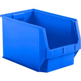 Sichtlagerkasten SSI Schäfer Serie PROFI LF 533, Polypropylen, L 500 x B 312 x H 300 mm, 38 l, blau