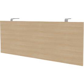 Sichtschutzblende ARLON-OFFICE, passend für Schreibtische Arlon Office Breite 1200 mm ,Eiche-Dekor
