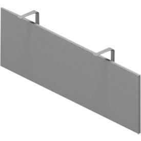 Sichtschutzblende ARLON-OFFICE, passend für Schreibtische Arlon Office Breite 1200 mm, lichtgrau