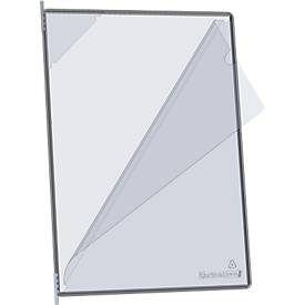 Sichttafel Tarifold Easy Load Pro, DIN A4, 10 St., Eckverschluss, Metalldrehzapfen, blau