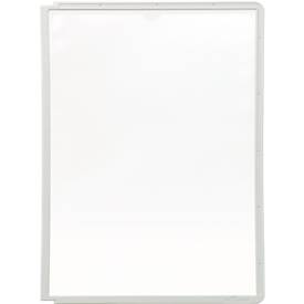 Sichttafeln A4, 5 Stück, hellgrau