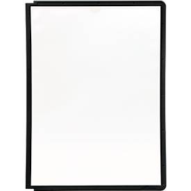 Sichttafeln A4, 5 Stück, schwarz