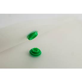 Sichttasche FolderSys FolderGreen®, A4 Querformat, 0,20 mm, Druckknopf-Verschluss, B 335 x H 235 mm, 100 % Post Consumer Recycling PP, transparent, 10 Stück