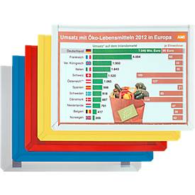 Sichttaschen, farbig, DIN A4, 10 Stück