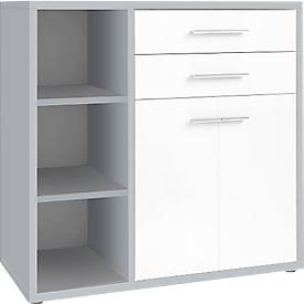 Sideboard-Kombination Player, 3 Regalfächer, 2 Schubladen, 2 Türen