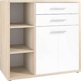 Sideboard-Kombination Player, 3 Regalfächer, 2 Schubladen, 2 Türen