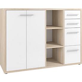 Sideboard-Kombination Player, 3 Regalfächer, 4 Schubladen, 2 Türen