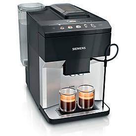 Siemens Kaffeevollautomat TP505D01 EQ.500 Classic, für Bohnen, 1500 W, bis 1,9 l/270 g, inkl. Zubehör, silber-schwarz