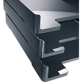 sigel® Ablagekorb Eye Style, DIN A4, dunkelgrau