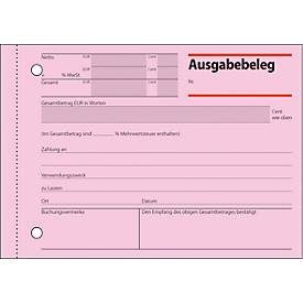 sigel® Ausgabebeleg AG615, DIN A6, 50 Blatt, rosa