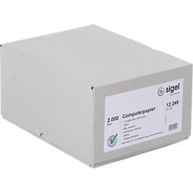 sigel® EDV Computerpapier, DIN A4, 1fach, blanko, 60 g/m²