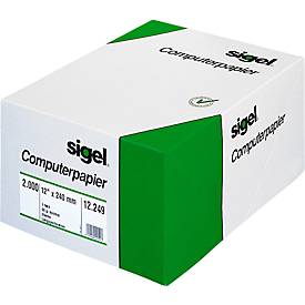 Image of sigel® EDV Computerpapier, DIN A4, 3fach SD, blanko, 60/53/57 g/m²