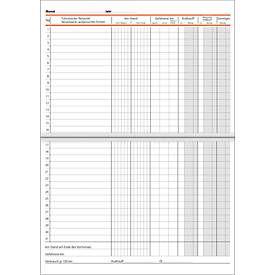 sigel® Fahrtenbuch für PKW und LKW FA514, DIN A5 hoch, 32 Blatt