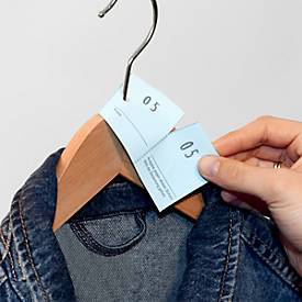 Sigel Garderoben-Nummernblock GN500, m. Lochstanzung, 1 - 500 nummeriert, 5 Stück