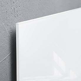 sigel® Glas-Magnettafel artverum®, magnethaftend, 1500 x 1000 mm, weiß