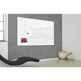 sigel® Glas-Magnettafel artverum®, magnethaftend, 1500 x 1000 mm, weiß
