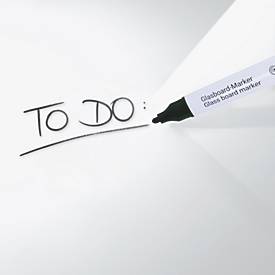 SIGEL Glas-Whiteboard Artverum, Ecken gefasert/poliert, magnetisch, inkl. 3 x Neodym-Magnete, B 1000 x T 15 x H 650 mm, ESG, weiß