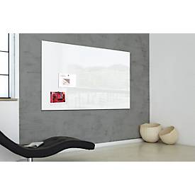 Sigel Glas-Whiteboard Artverum, glänzend, super-weiß, magnethaftend, 1800 x 1200 mm + 2 SuperDym-Magnete