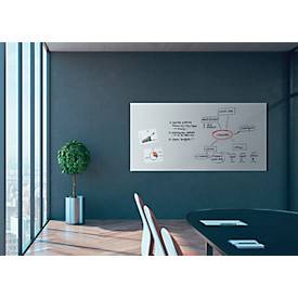 SIGEL Glas-Whiteboard Artverum, matt, super-weiß, magnethaftend, 2000 x 1000 mm + 2 Neodym-Magnete
