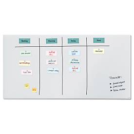 SIGEL Glas-Whiteboard Artverum, matt, super-weiß, magnethaftend, 2000 x 1000 mm + 2 Neodym-Magnete
