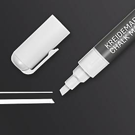 sigel Hochwertige Kreidemarker, 1 - 5 mm, GL-181, weiss