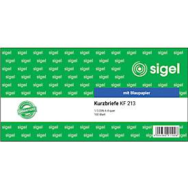 sigel® Kurzbrief KF213, 100 Blatt