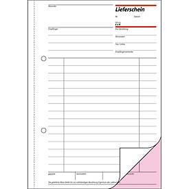 sigel® Lieferschein mit Empfangsschein LI525, DIN A5 hoch, 2 x 50 Blatt