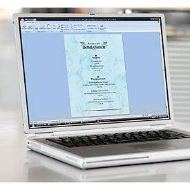 Sigel Mamor-Papier, DIN A4, 90 g, 100 Blatt, FSC Mix Credit, pastellgrün