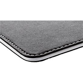 SIGEL Mauspad eyestyle, Kunstleder, B 200 x L 250 mm, schwarz/weiß