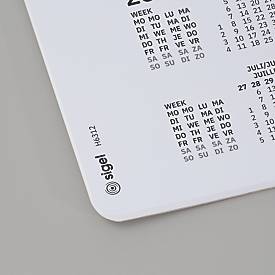 Sigel Papier-Schreibunterlage, Wochenplan, hellgrau/hellblau/hellgrün, ca. A2, Kalender 2026/2027/2028, DE/EN/FR/NL, 30 Blatt