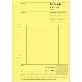 sigel® Rechnungsbuch mit fortlaufender Nummerierung SD131, DIN A5 hoch, 2 x 50 Blatt,