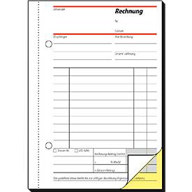 sigel® Rechnungsbuch SD033, DIN A6 hoch, 2 x 40 Blatt, selbstdurchschreibend