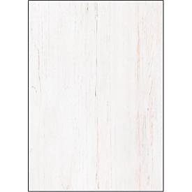 Sigel Struktur-Papier Holz, DIN A4, 90 g Feinpapier, 100 Blatt