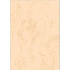 Sigel Strukturpapier Perga champagne, Edelkarton, DIN A4, 200 g/m², 50 Blatt, FSC Mix Credit, champagner