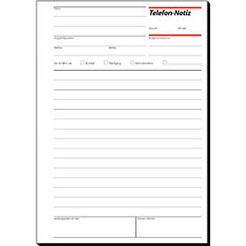 sigel® Telefon-Notiz TN515, DIN A5 hoch, 50 Blatt