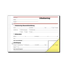 sigel® Urlaubsantrag SD045, DIN A5 quer, 2 x 40 Blatt, selbstdurchschreibend
